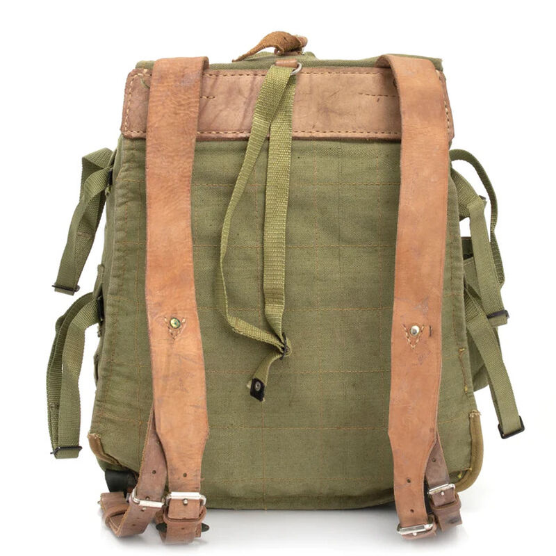 Romanian Military Canvas Backpack with Helmet Straps, , large image number 4